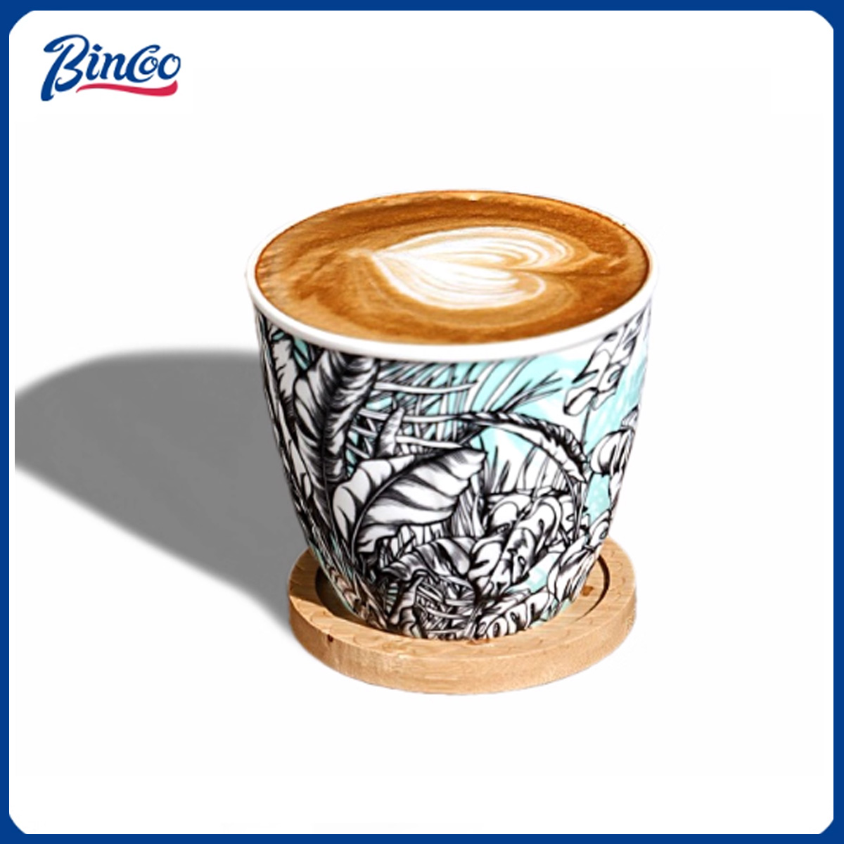 Coffee Tea Latte - Керамическая кофейная чашка BINCOO, креативная серия