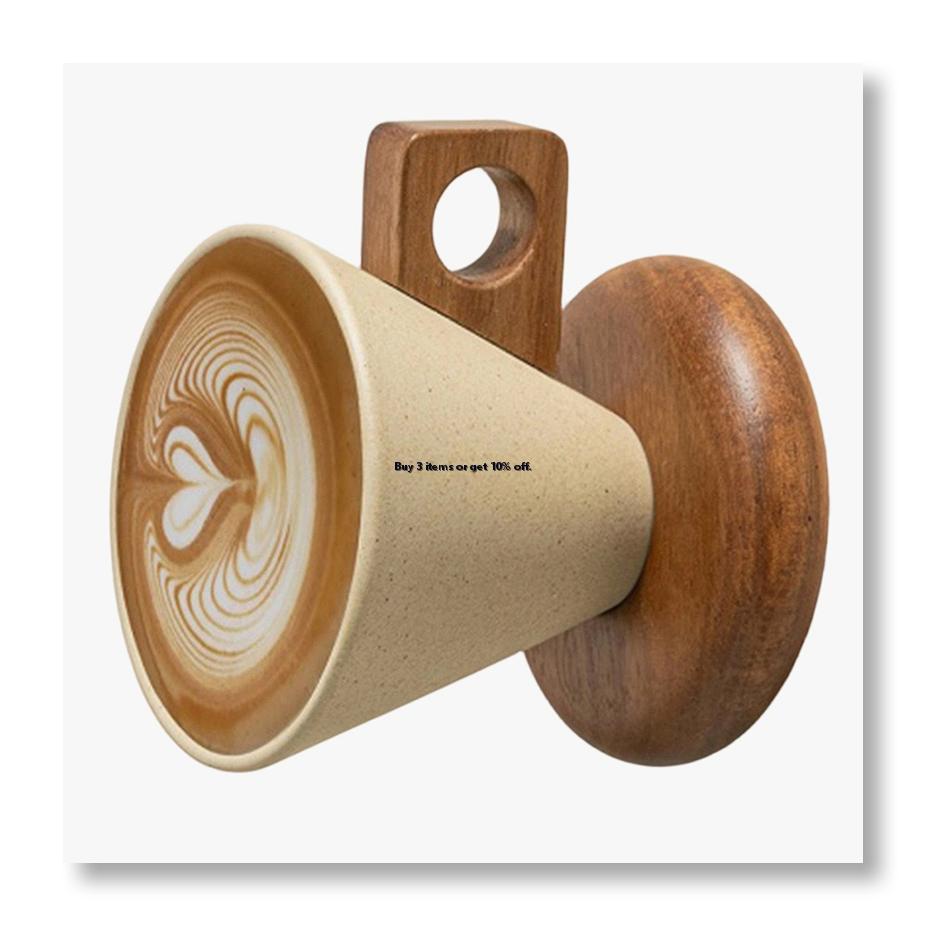 Coffee & Tea Maker Machine - Керамическая кофейная чашка и набор ложек