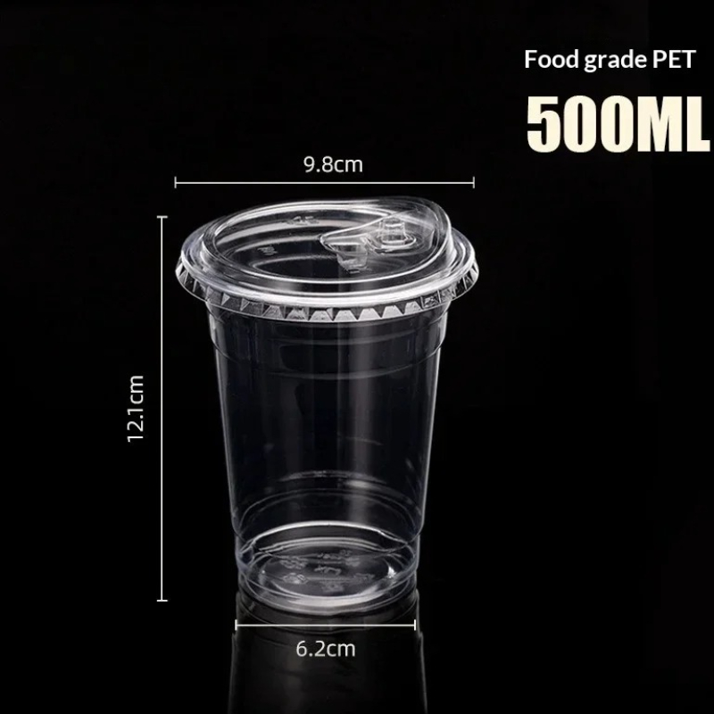 Coffee Tea Latte - Набор из 10 одноразовых пластиковых стаканов