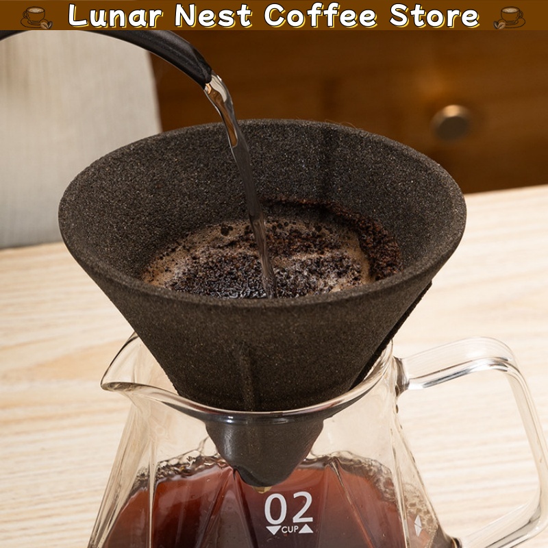Coffee Dripper V60 - Керамический кофейный дриппер Koonan V60 безбумажный