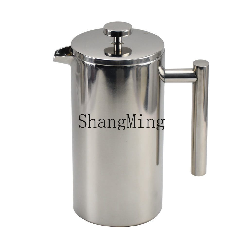 Coffee Tea Press - Кофейник-френч-пресс из нержавеющей стали DSA, фильтр