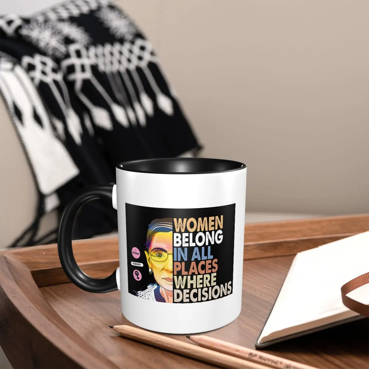 Coffee Tea Place - Кружка RBG Ruth Bader Ginsburg «Женщины