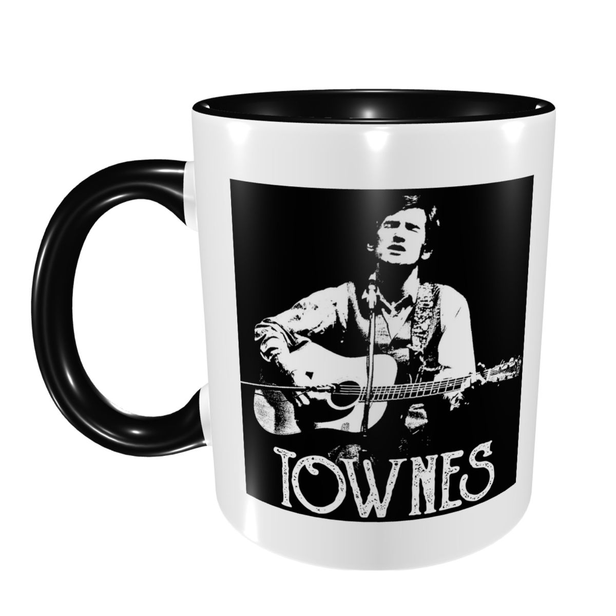 Coffee Tea Van - Кружка с белым принтом Townes Van