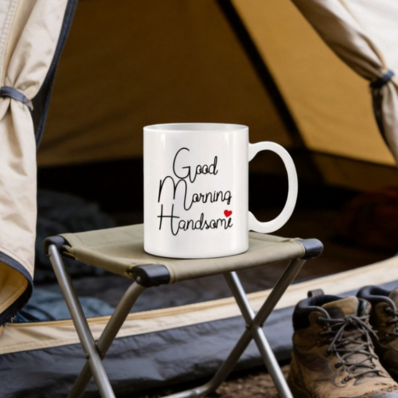 Coffee Tea Good Morning - Необычные керамические кружки «Доброе утро, красавец»