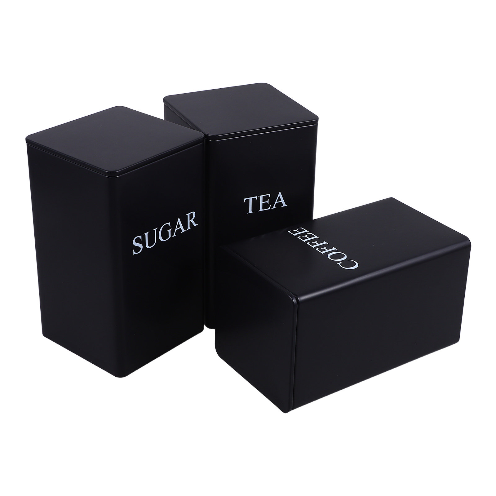 Набор из 3 металлических конте – обзор и цена Coffee Tea Jars
