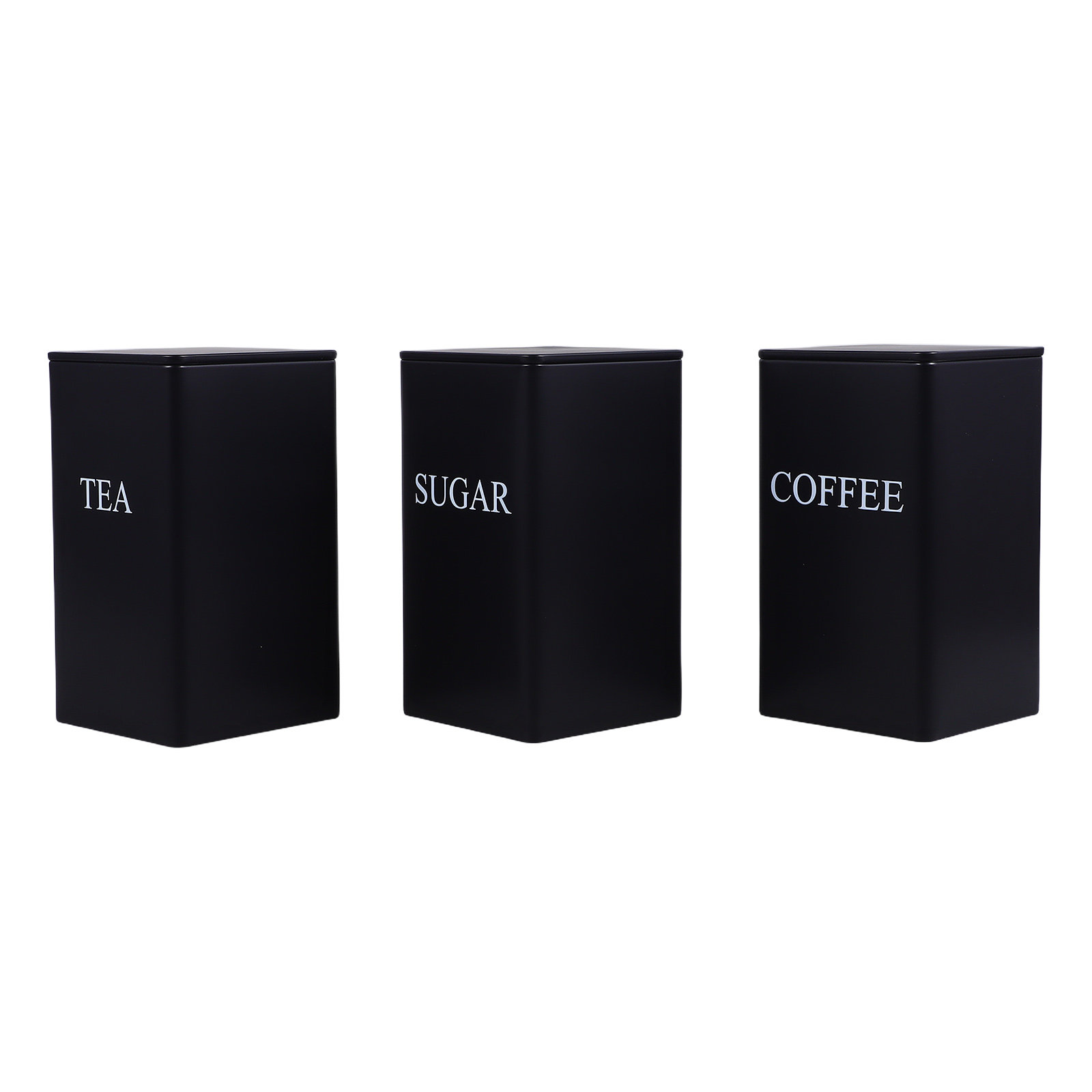 3 шт. металлических квадратных – обзор и цена Coffee Tea Jars