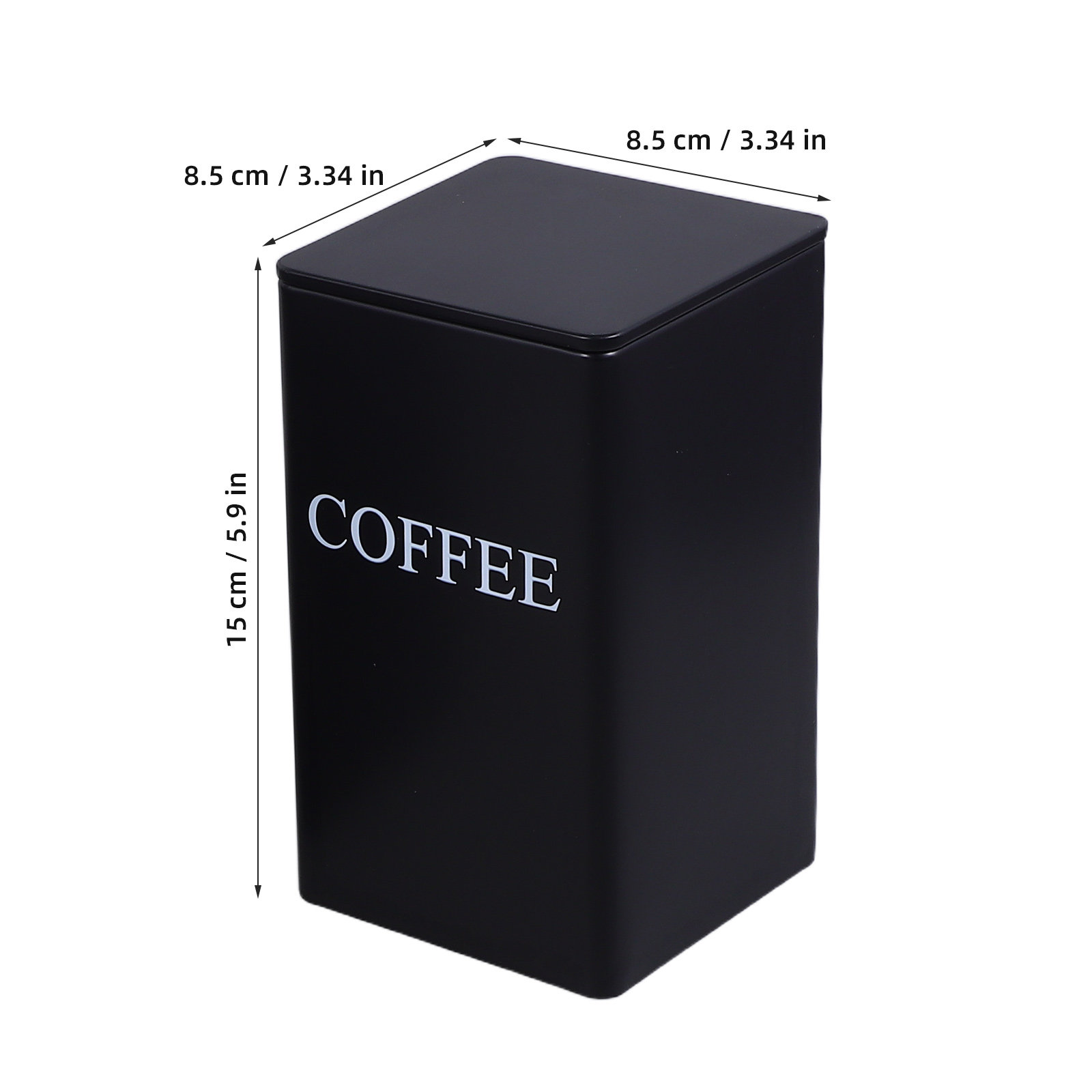3 шт. металлических квадратных – обзор и цена Coffee Tea Jars