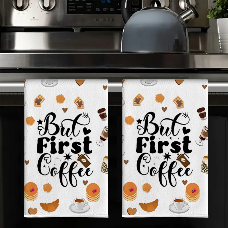 2 шт., кухонные полотенца Good – обзор и цена Coffee Tea Good Morning