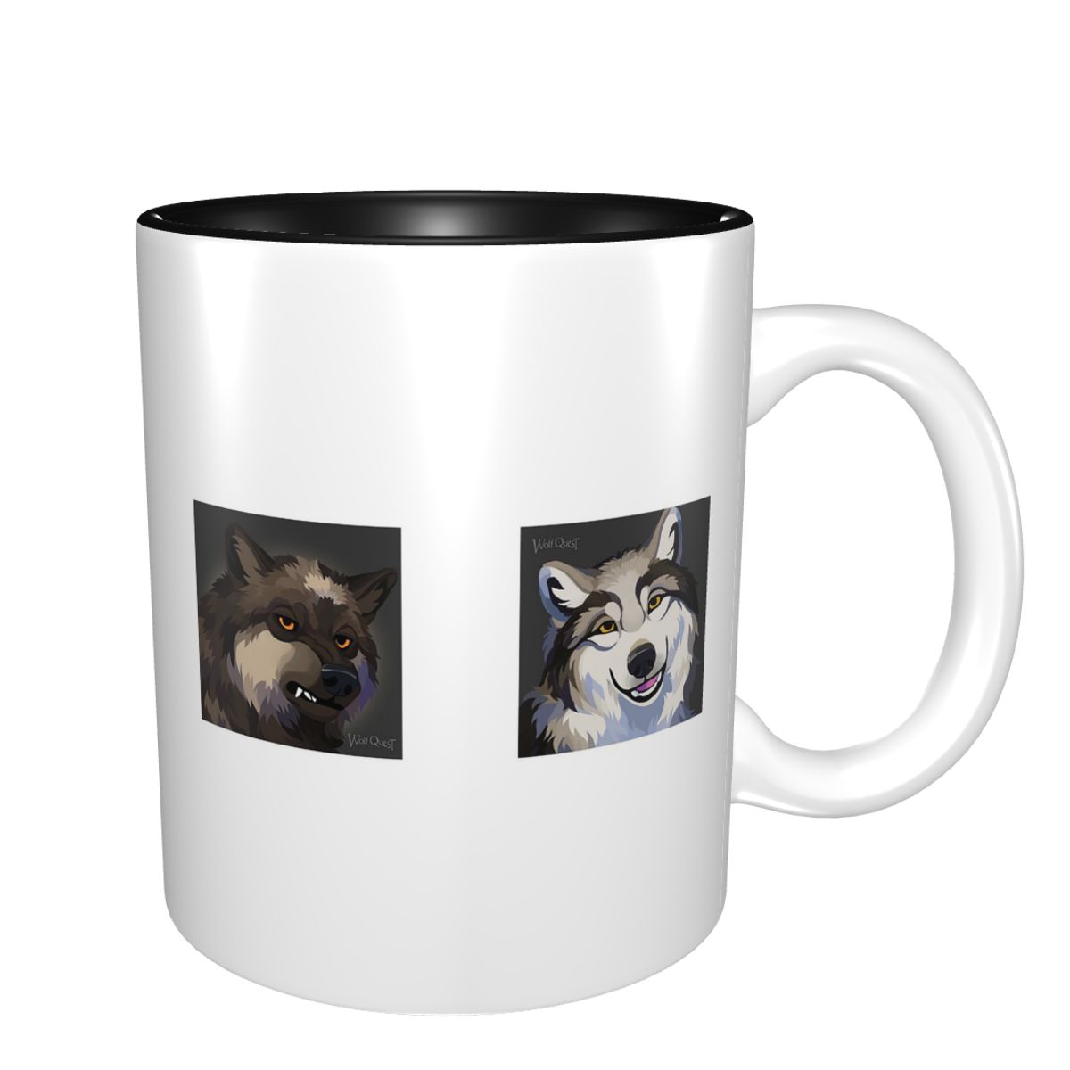 Кружка WolfQuest Morning Face, – обзор и цена Morning Tea Coffee