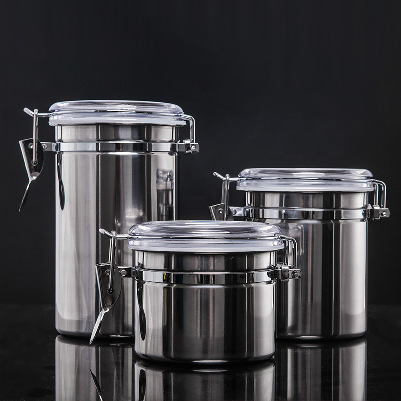 Герметичный контейнер из нержа – обзор и цена Coffee Tea Jars