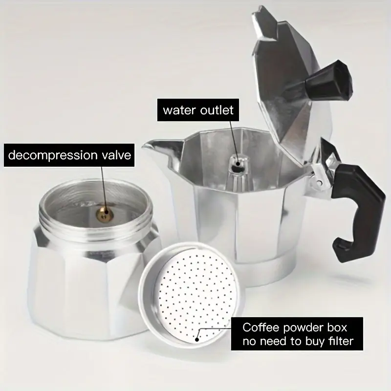 Классическая алюминиевая мока- – обзор и цена Moka Pot Stove