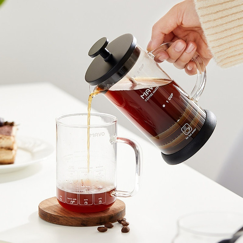 Кофеварка-френч-пресс MAVO с д – обзор и цена Coffee Tea Press