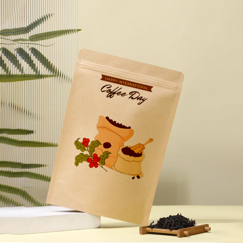 Многоразовый пакет из крафт-бу – обзор и цена Coffee Tea Day