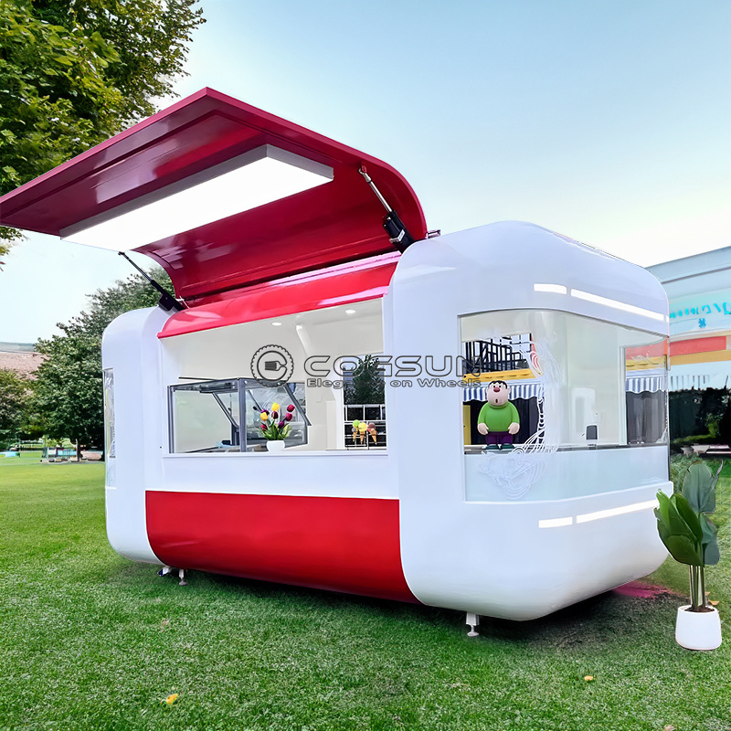 Уличный мобильный прицеп для е – обзор и цена Coffee Tea Van