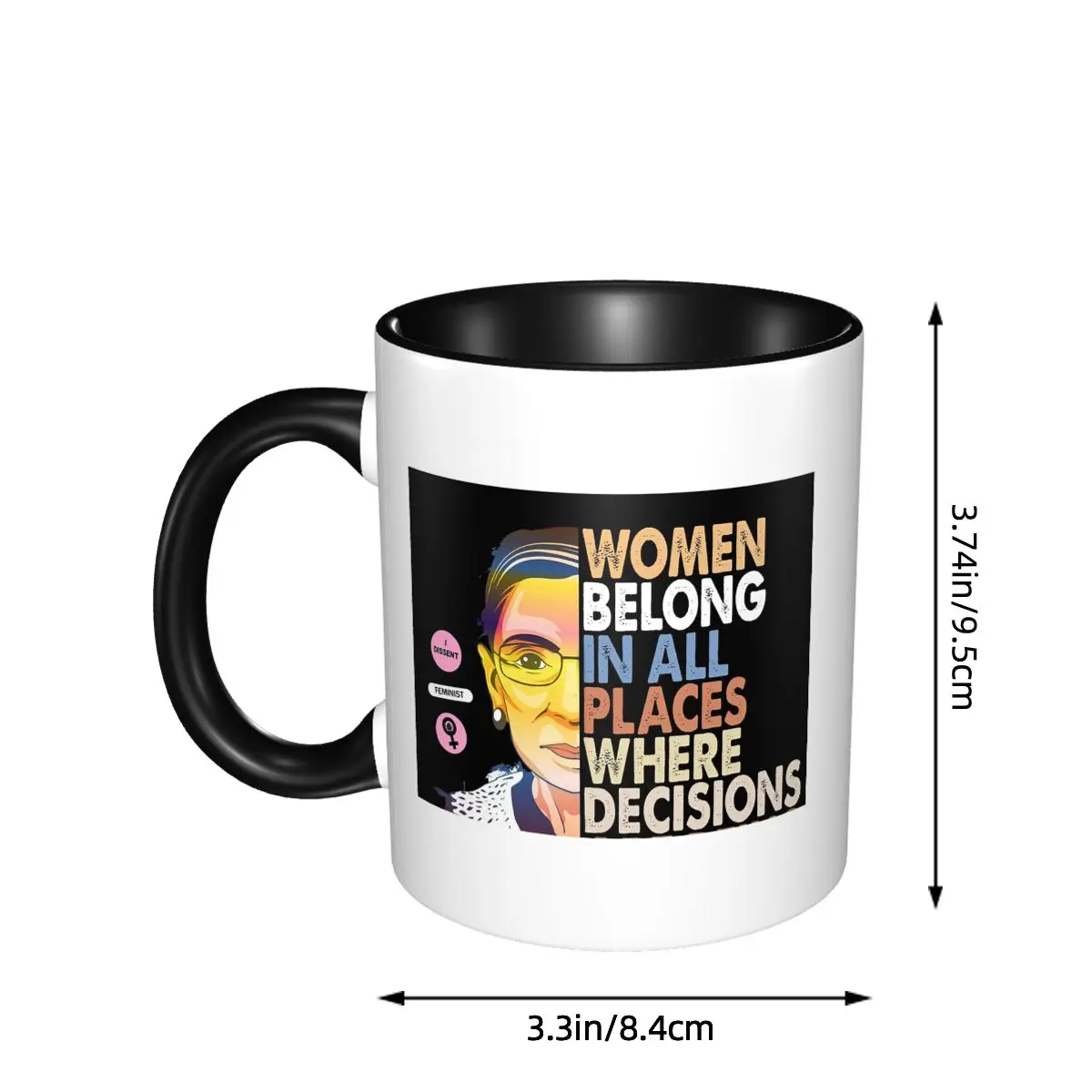 Кружка RBG Ruth Bader Ginsburg – обзор и цена Coffee Tea Place