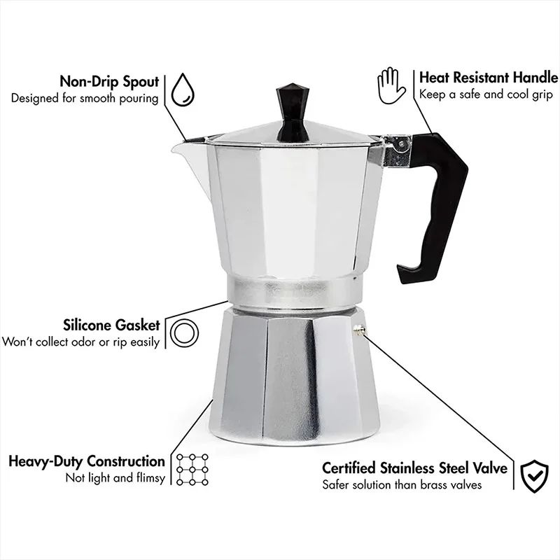 Мока-горшок, итальянская кофем – обзор и цена Moka Pot Stove