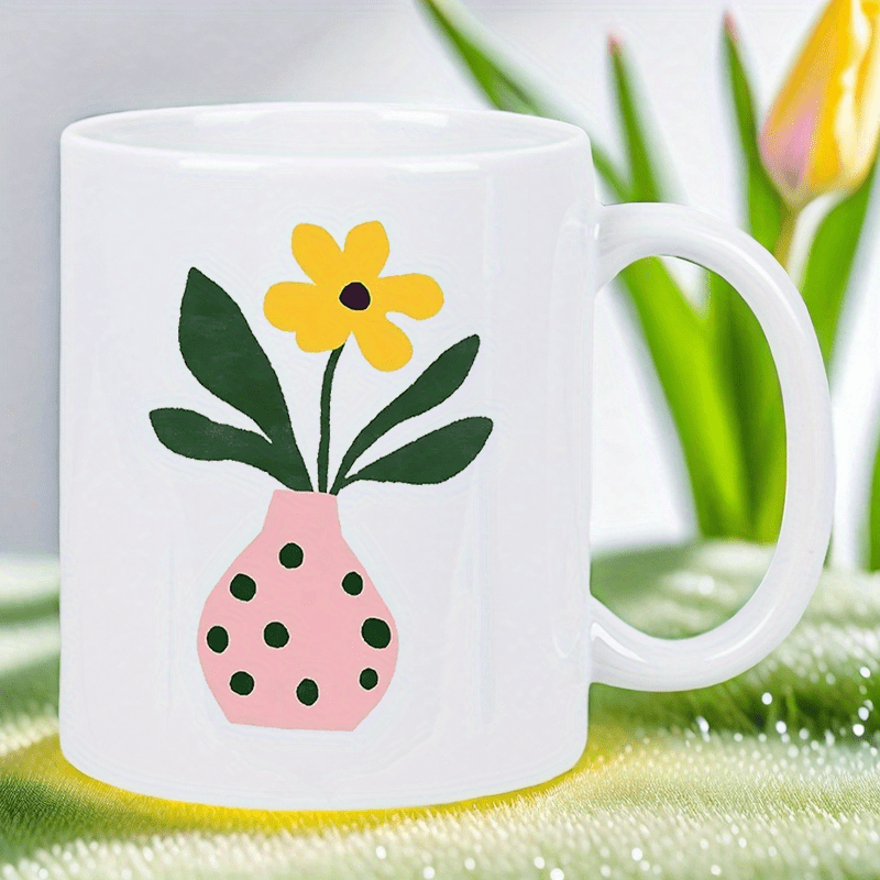 Керамическая кружка с милой ро – обзор и цена Morning Tea Coffee