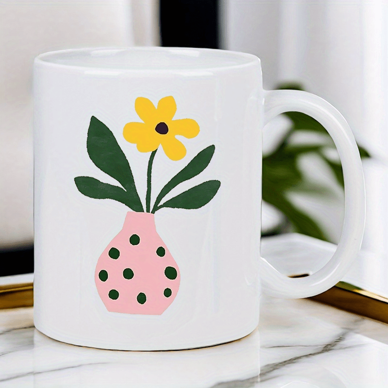 Керамическая кружка с милой ро – обзор и цена Morning Tea Coffee