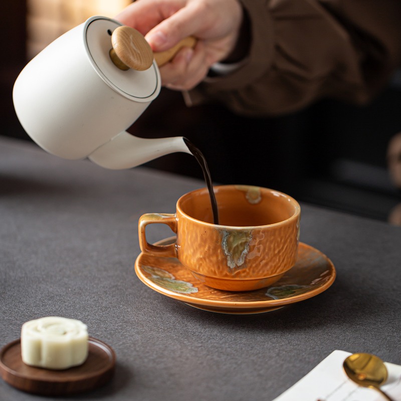 Набор керамических чашек и блю – обзор и цена Coffee Tea Latte