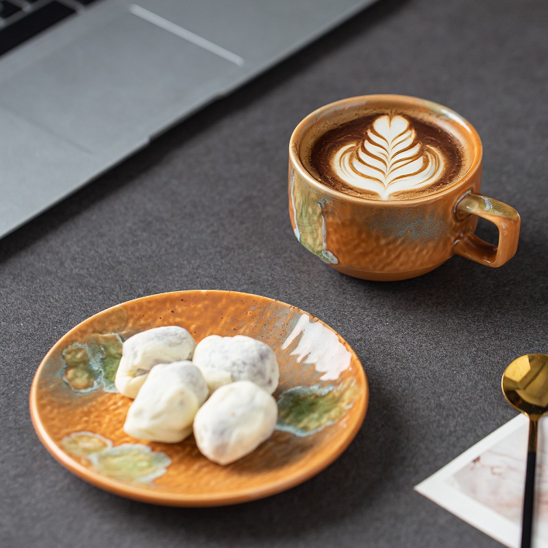Набор керамических чашек и блю – обзор и цена Coffee Tea Latte